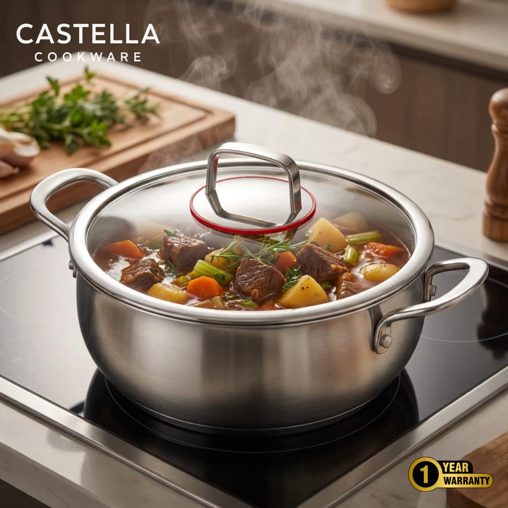 Titanium Deep Casserole Pot Pro